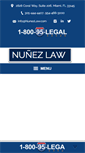 Mobile Screenshot of nunezlaw.com