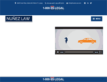 Tablet Screenshot of nunezlaw.com